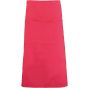 Kustom Kit Long Superwash® 60º Bar Apron Unisex Red