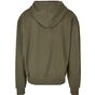 Build Your Brand Ultra Heavy Zip Hoody olive