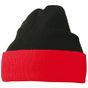 Myrtle Beach Knitted Cap black/red