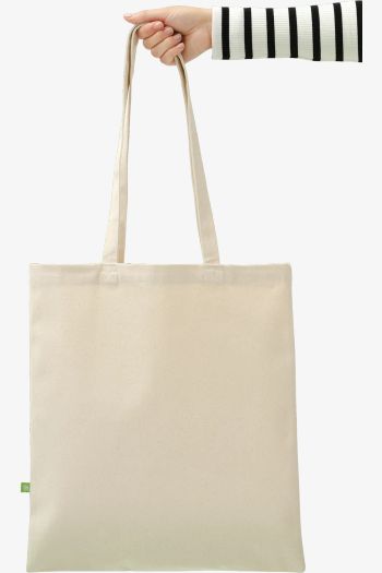 Image produit Sac cabas en toile biologique à longues anses de qualité supérieure