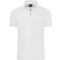 James&Nicholson Men´s Mercerised Polo Slim Fit white