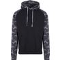 AWDis Just Hoods Baseball Hoodie solid_black/black_camo