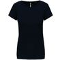 Kariban T-shirt col rond manches courtes femme navy