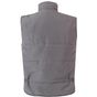 Velilla Gilet matelassé bicolore multipoches grey/sky_blue