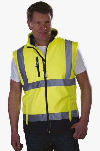 Image produit Bodywarmer softshell haute visibilité