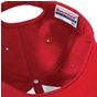 Beechfield Casquette en coton épais gratté Pro-style rouge classique