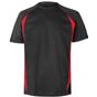 Velilla Tee-shirt technique bicolore black/red
