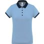 ProAct Polo piqué performance femme - sky_blue/sporty_navy - XL
