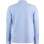 Kustom Kit Tailored Fit Pique Shirt Long Sleeve Light heather blue