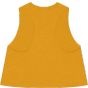 Bella Women's racerback cropped tank heather_mustard