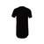 Bella Men's long body urban tee black