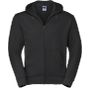 Russell Authentic Sweat capuche zippé homme black