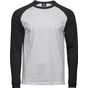Tee Jays Baseball long sleeve tee white/black