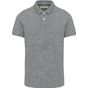 kariban Polo vintage manches courtes homme - slub_grey_heather - S