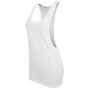 Build Your Brand Ladies Loose Tank white