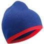 Myrtle Beach Beanie with Contrasting Border royal/red