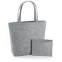 Bagbase Sac de courses en feutrine grey_melange