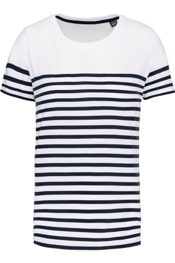 T-shirt marin col rond Bio enfant