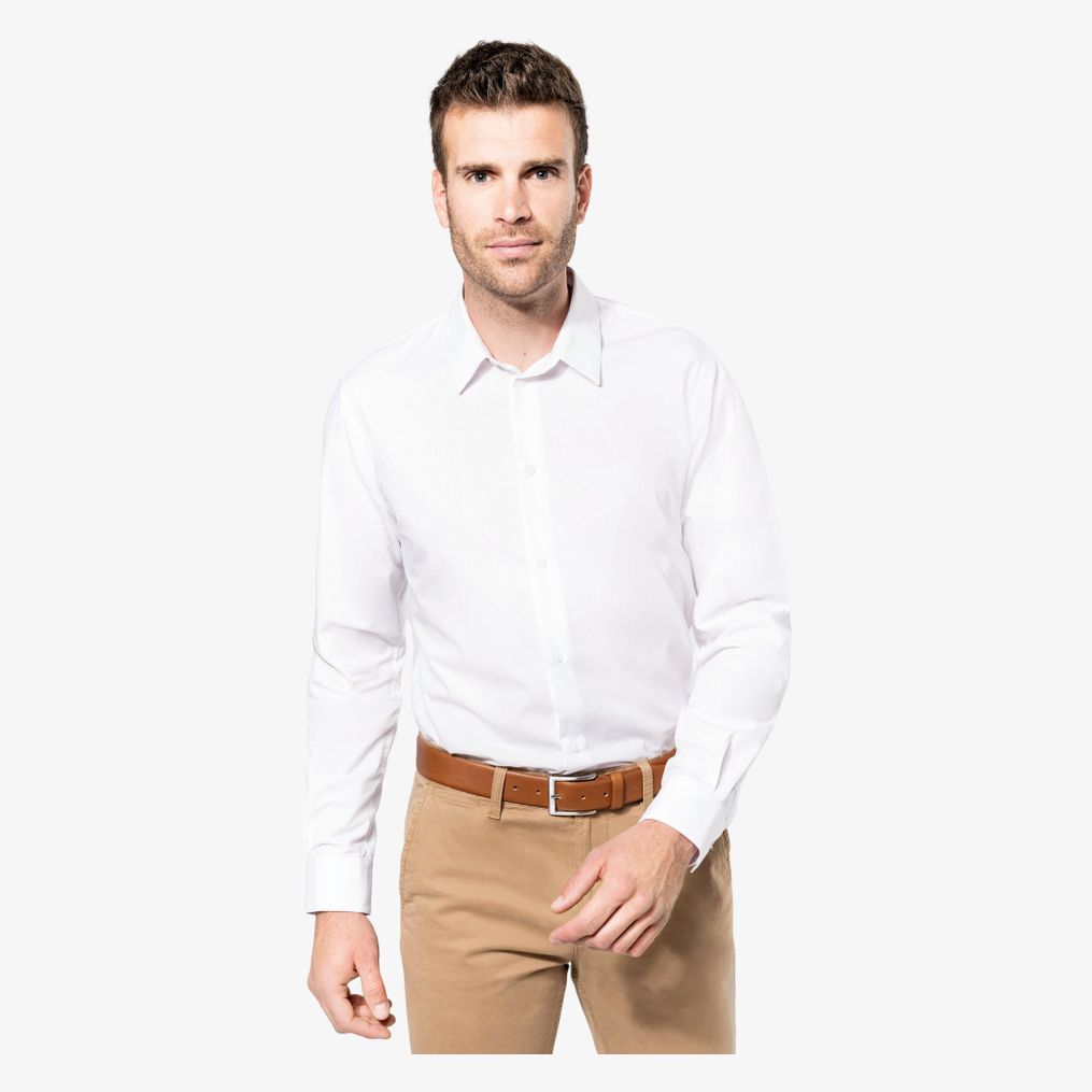 Chemise popeline manches longues homme Kariban Premium