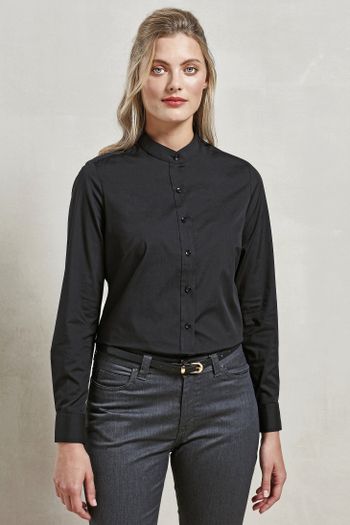 Image produit Chemisier à col grand père pour femme