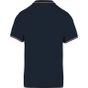 Kariban Polo maille piquée manches courtes homme navy/wine/white