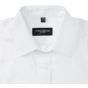 Russell Chemise en Popeline 100% Coton classique manches longues homme white