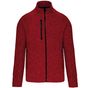 Kariban Veste zippée chinée homme red_melange