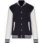 Kariban Blouson molleton teddy Unisexe navy/white