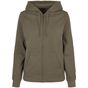 Build Your Brand Basic Ladies Basic Zip Hoody olive