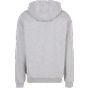 Build Your Brand Fluffy Hoody Heather grey