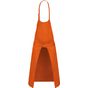 Kariban Tablier polycoton sans poche orange