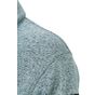 James&Nicholson Men´s Knitted Fleece Jacket light_grey_melange/red