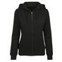 Build Your Brand Ladies Merch Zip Hoody black