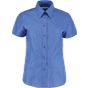 Kustom Kit Workwear Oxford Shirt Short Sleeve Italian blue