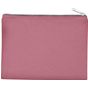 Kimood Pochette en coton canvas - modèle moyen light_marsala/silver