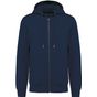 Kariban Sweat-shirt french terry écoresponsable zippé à capuche unisexe navy