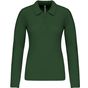 Kariban Polo piqué manches longues femme  forest_green