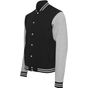 Build Your Brand Sweat College Jacket black/heather_grey