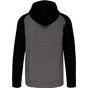 ProAct Veste molleton zippée capuche bicolore unisexe grey_heather/black