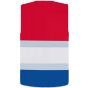 Korntex National safety vest Red / White / Blue