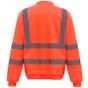 yoko Sweat-shirt haute visibilité col rond hi_vis_orange