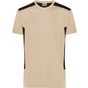 James&Nicholson Men´s Workwear T-Shirt -STRONG- stone/black