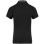 Kariban Polo jersey bicolore femme black/dark_grey_heather