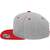 flexfit Classic Snapback 2-Tone Cap heather/red