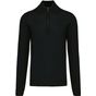 Kariban Pull 1/4 zip homme black