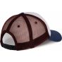 K-up Casquette Trucker - 5 panneaux white/indigo/wine