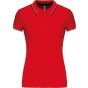 Kariban Polo manches courtes femme red/navy/white