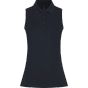 Henbury Ladies' sleeveless coolplus polo shirt navy