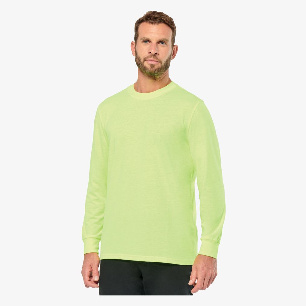T-shirt écoresponsable manches longues unisexe WK Designed To Work