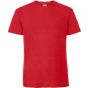 fruit of the loom Iconic 195 ringspun premium T red